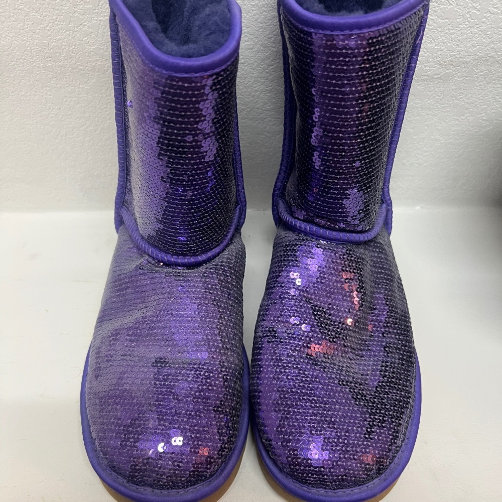 UGG Classic Short Boot - Sequin Purple